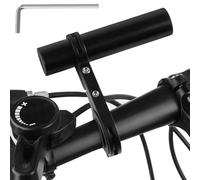 SPEEDWOX Extension de guidon de vélo 4 pouces en alliage d’aluminium, fixation simple, pour vélo, moto, compatible avec les guidons de 22 à 32 mm de diamètre, support pour gps, compteur de vitesse