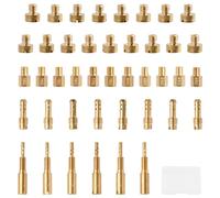 SPEEDWOX Kit de gicleurs principaux et gicleurs lents pour carburateur, 42 pièces, kit de gicleurs pour carburateur pour motos et sports motorisés