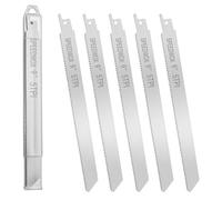 SPEEDWOX Lames de scie alternative de 9 pouces pour couper les os de viande congelée, 5 lames Sawzall en acier inoxydable avec boîte de rangement