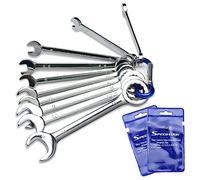 SPEEDWOX Lot de 10 mini clés à allumage métriques 4 mm-11 mm avec pochettes de rangement et porte-clés pour assembler des meubles de petits équipements