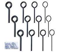 SPEEDWOX Lot de 12 clés Allen standard avec boucle complète 5/64", 1/8", 5/32", 7/32", style porte-clés pour dispositifs de sortie de panique