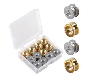 SPEEDWOX Lot de 12 têtes de débroussailleuse à œillets avec boîte de rangement en plastique