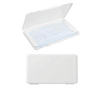 SPEEDWOX Lot de 2 boîtes de rangement portables pour masque - Boîte en plastique pour ranger jusqu'à 6 masques - Compact et facile à transporter