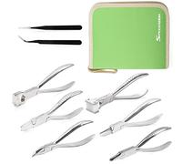 SPEEDWOX Lot de 6 pinces à lunettes comprenant pince de réglage pour le nez, pince de réglage du bras, pince de réglage du cadre, pince de réparation de bras et pince pour plaquettes de nez