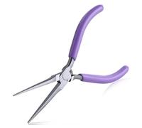 SPEEDWOX Mini Pince à Bec Effilé 5" Avec Mâchoire Lisse - Pince de Précision Pour Fil, Retrait d'Aiguilles, Pêche, Fabrication de Bijoux et Préhension de Petits Objets