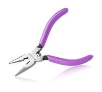 SPEEDWOX Mini pince à bec long avec mâchoire dentelée et pince à bec pour la fabrication de bijoux, les loisirs créatifs