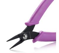 SPEEDWOX Mini pince à bec long de 14,7 cm pour la fabrication de bijoux, pince à bec, mini pince à bec aiguille, pince à bec court, pince plate et lisse, pince à mâchoire ouverte et fermée, anneaux