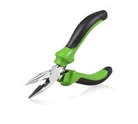 SPEEDWOX Mini pince à long bec avec coupe-fil, pince de précision pour perles fines avec mâchoires non dentelées, outil de fabrication de bijoux de précision pour la préhension de petits objets