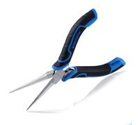 SPEEDWOX Mini pince à long bec dentelé compacte avec housse de protection pour la fabrication de bijoux, la flexion de fils et la préhension de petits objets