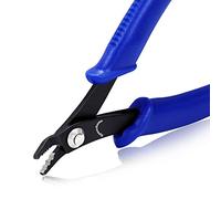 SPEEDWOX Outil de sertissage de perles - Outil de sertissage de perles - Outil de fabrication de bijoux - 15 cm - Pince fine de précision standard - Tête courbée