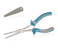 SPEEDWOX pince à aiguille longue portée nez nez aiguille de précision nez avec dents pince à boucle de fil pour la fabrication de bijoux pince à aiguille Extra longue nez avec couvercle de protection