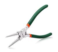 SPEEDWOX Pince à anneau de 17,8 cm, diamètre de la pointe : 1,2 cm, kit de pinces à circlips internes, pince à anneau de retenue de précision robuste, mâchoires droites pour retrait d'anneau