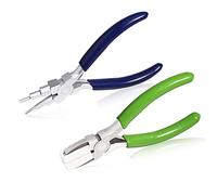 SPEEDWOX Pince à bec 6 en 1 et pince à bec en nylon avec poignées en PVC pour perlage, bouclage et façonnage de fils - Bricolage