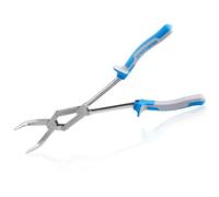 SPEEDWOX Pince à Bec Long 33 cm à Double Articulation Courbée - Pivot à 90° - Matériau Double - Longue Portée - Bec Aiguille - Action Composée