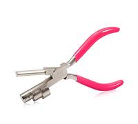 SPEEDWOX Pince à boucle de fil à 3 étapes, pince à cintrer pour emballage de fil, pince à boucle de fil, pince à bélière de bijoux pour plier les bélières de 13 mm, 16 mm, 20 mm, boucles, crochets