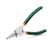 SPEEDWOX Pince à circlips de 17,8 cm - Pince à anneau rétractable externe robuste de précision - Pince à anneau de retenue à mâchoire droite pour enlever les anneaux