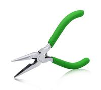 SPEEDWOX Pince à long bec de 12,7 cm avec cutter - Mini pince à bijoux - Petit coupe-fil - Outil professionnel pour la fabrication de bijoux - Perlage de loisirs créatifs - Fournitures de bricolage