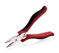 SPEEDWOX Pince à long bec de 12,7 cm Micro pince coupante latérale avec ressort multi-usage Mini pince fine de précision fonctionnelle de bijoux Outil de fabrication de bijoux dentelées en acier