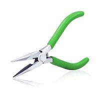 SPEEDWOX Pince à long bec de 14 cm - Mini pince à bijoux avec mâchoires lisses et plates - Outil de précision pour la fabrication de bijoux - Pince à perles professionnelle