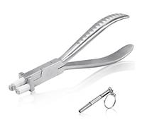 SPEEDWOX Pince à trident optique en acier inoxydable de 15,2 cm pour ajuster le cadre de la courbure de la monture et les branches de lunettes - Pince de réparation de lunettes avec tournevis de