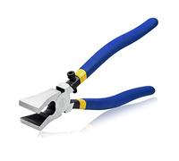 SPEEDWOX Pince brise-verre plate dentelée avec vis réglable de 20,3 cm - Pince à verre robuste pour travaux de vitrail - Outil de rupture durable pour mosaïques
