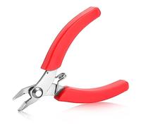 SPEEDWOX Pince coupante à affleurer de 11,4 cm - Coupe-fil diagonale oblique - Ciseaux électroniques de précision pour la fabrication de bijoux pour fils souples, appareils électroniques, maquettes