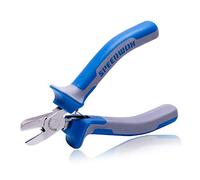 SPEEDWOX Pince coupante diagonale de 4" petite pince coupante en plastique de précision sur le côté en plastique Micro pince fine outil à main professionnel avec ressort pour la fabrication de bijoux