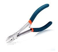 SPEEDWOX Pince coupante latérale longue portée de 15,2 cm mini pince coupante pour fil fin - Effet de levier élevé - Réduit les efforts - Micro coupe-fil de précision pour atteindre les espaces