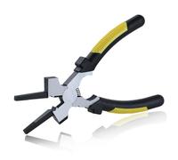SPEEDWOX Pince de soudage MIG avec trous de mesure - Pince de soudage multifonction 7 en 1 - Outil manuel de soudage de 17,8 cm - Nettoyeur de buses MIG - Marteau à scories pour le grattage des