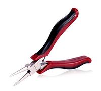 Speedwox Pince fine ultra conique de précision de la mâchoire Micro Pince à bec rond 11,4 cm Pince à bec plat avec ressort Mini fonctionnelle Outil de fabrication de bijoux Artisanat Perles