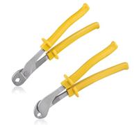 SPEEDWOX pinces J-Clip robustes pinces de Cage en fil de construction de Cage pinces J-Clips plié mâchoire droite pinces à anneau de porc Kit Clips de Cage de lapin Clips J pinces pour la construction