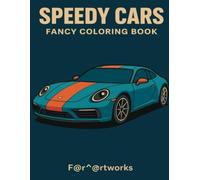Speedy Cars Fancy coloring book