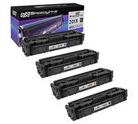 Speedy encres - 4Pk de rechange compatible pour HP 201 X 1ea HY Cf400 X Noir, Cf401 X Cyan, Jaune Cf402 X, Cf403 X Ensemble de cartouche de toner Magenta
