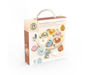 Speedy Monkey 696001 Puzzle à saisir Lapins et Poussins en Bois