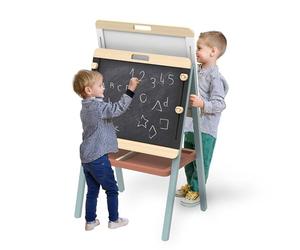 Speedy Monkey Chevalet de Table 55 x 46 x 88,3 cm (Hauteur Max. 102,1 cm) Turquoise Jouet en Bois pour Enfants Détails soignés Excellente idée Cadeau