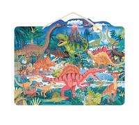 Speedy Monkey- Puzzle magnétique Dinosaure 42 x 33 x 1 cm Multicolore - Jouet en Bois pour Enfants - Détails soignés - Excellente idée Cadeau, SP6004