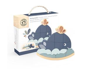 Speedy Monkey- Salto Jouet en Bois pour Enfants Bleu 16,6 x 3 x 15,3 cm, SP1018