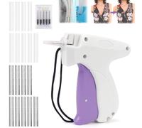 Speedy Quick Clothing Fixer rapidement les vêtements Micro Stitch Gun pour vêtements, mini pistolet à mousse, fixateur rapide de vêtements avec 5 aiguilles 1000 aiguilles en plastique
