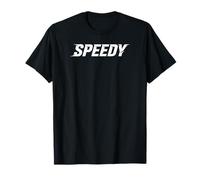 Speedy Racing Stripes Aspect Vieilli Graphique Velocity Esthétique T-Shirt