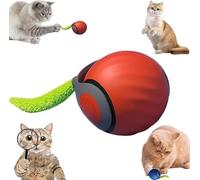 Speedy Tail 2.0 Jouet interactif intelligent pour chat avec 2 modes, balle à déplacement automatique pour chats d'intérieur, deux vitesses, rechargeable par USB