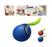 Speedy Tail 2.0, Speedy Tail Cat Toy, Indoor Cat Moving Toy Bouncing Rolling Ball with Tail, USB Rechargeable Cat, Speed Adjustment