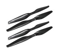 SpeedyFPV Lot de 4 hélices 1255 en fibre de carbone style T 12 x 5,5 (2 x CW / 2 x CCW)