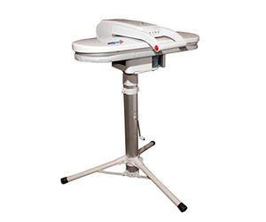 Speedypress Avancée Presse à Repasser Vapeur à Capeur de avec Support/Socle Télescopique Réglable en Hauteur - Taille Régulières (64cm x 27cm, 1,400 Watt) pour Un Repassage Super Rapide