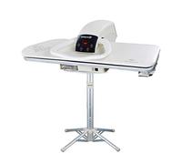 Speedypress Presse à Repasser à Vapeur 101HD-Blanc 101cm avec Support (+ Fer à Repasser, Filtre à Eau Anticalcaire, Housse de Rechange et Sous-Feutre en Mousse)