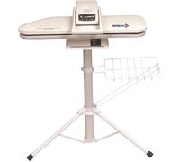 Speedypress Presse à repasser double taille, 1600 W, 38 jets de vapeur, Blanc avec support