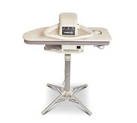 Speedypress SteamRise 8000 Presse à Repasser Vapeur Haute Performance | Surface de Pressage 81 cm | Technologie Vapeur Bottom-Up | Fer Inclus + Filtre Anti-Calcaire | Avec Support | 2200S | Blanc