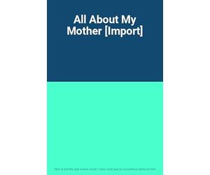 Speelfilm - All About My Mother [Import]
