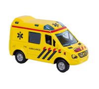 Speelgoed 520085 Car Diecast Pull Back Ambulance, 8 cm