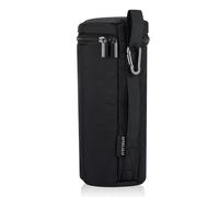 SPEELULU Sac d'objectif, sac d'objectif, étui étanche pour objectif d'appareil photo, étui de protection pour objectif DSLR, flash, moniteur, accessoires d'appareil photo, Noir , XL (9 X 24 CM