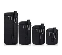 SPEELULU Set de Sac d'objectif - Set étui Objectif imperméable 4 Tailles pour Appareil Photo, étuis d'objectif d'appareil Photo protecteurs pour Objectif d'appareil Photo Reflex numérique